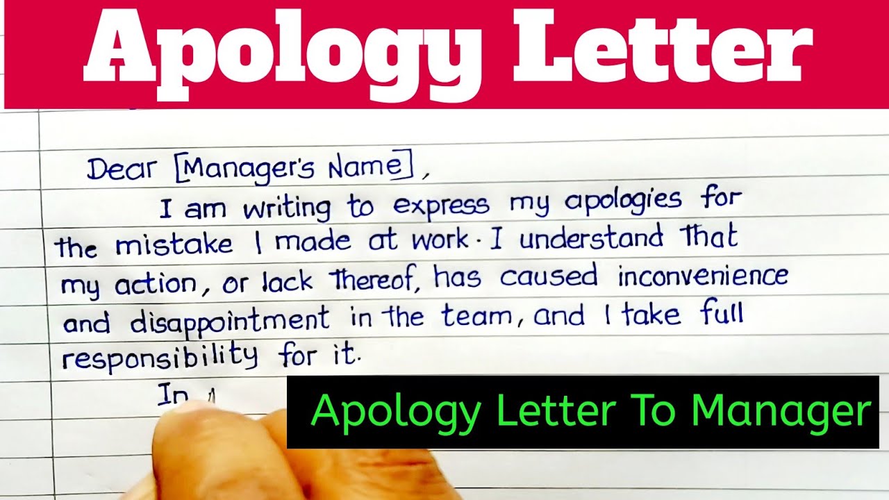 Apology Letter for mistake ||  Apology Letter to office|| How to write apology letter