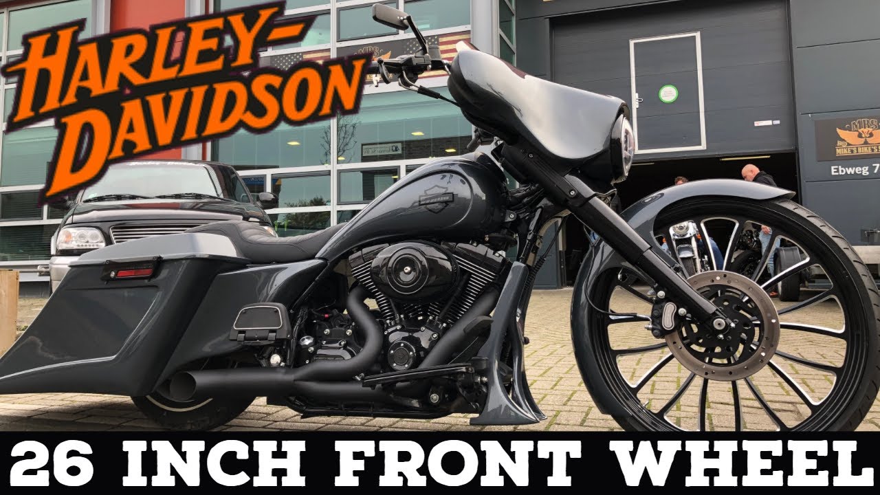 26 inch Front Wheel Bagger Street Glide Harley Davidson Custom Nardo Grey Bagger  For Sale!!!