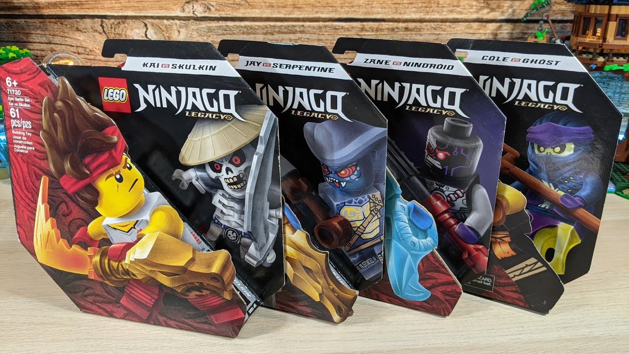 LEGO Ninjago Legacy Epic Battle sets 71730 71731 71732 71733 🎧 Pure Build
