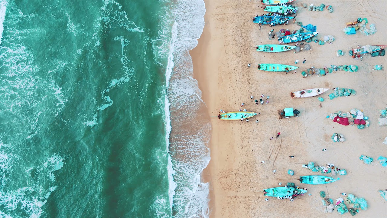 Kovalam Beach 4k