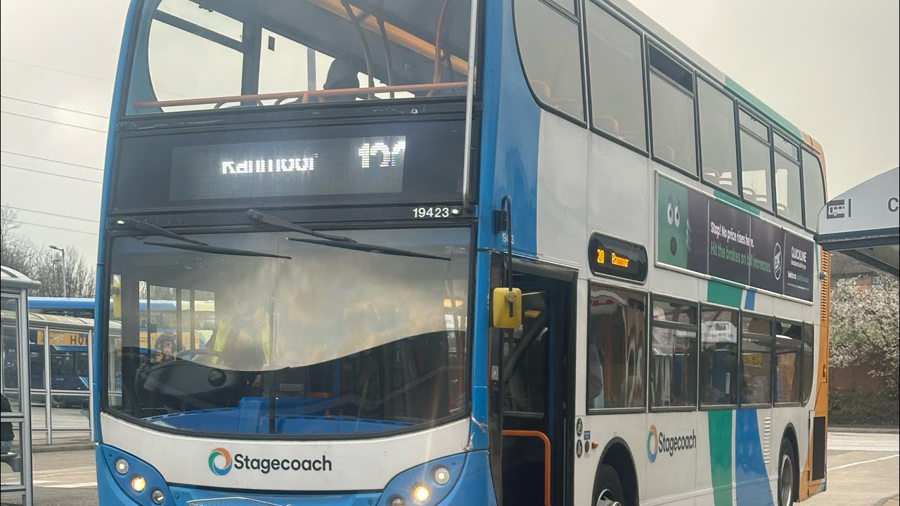 *Loan* Stagecoach Yorkshire Dennis Trident 2 E400 (19423 - MX58 FUF)