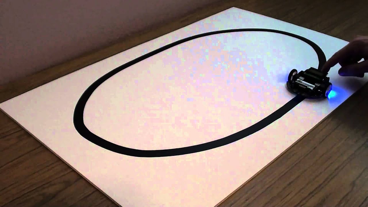 Pololu 3π (3pi) line following robot PID algorithm with menu adjustable speed