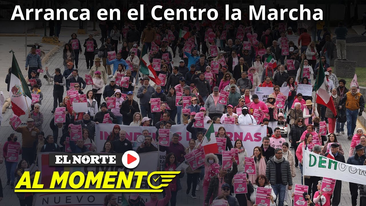 Arranca en el Centro la Marcha por la democracia