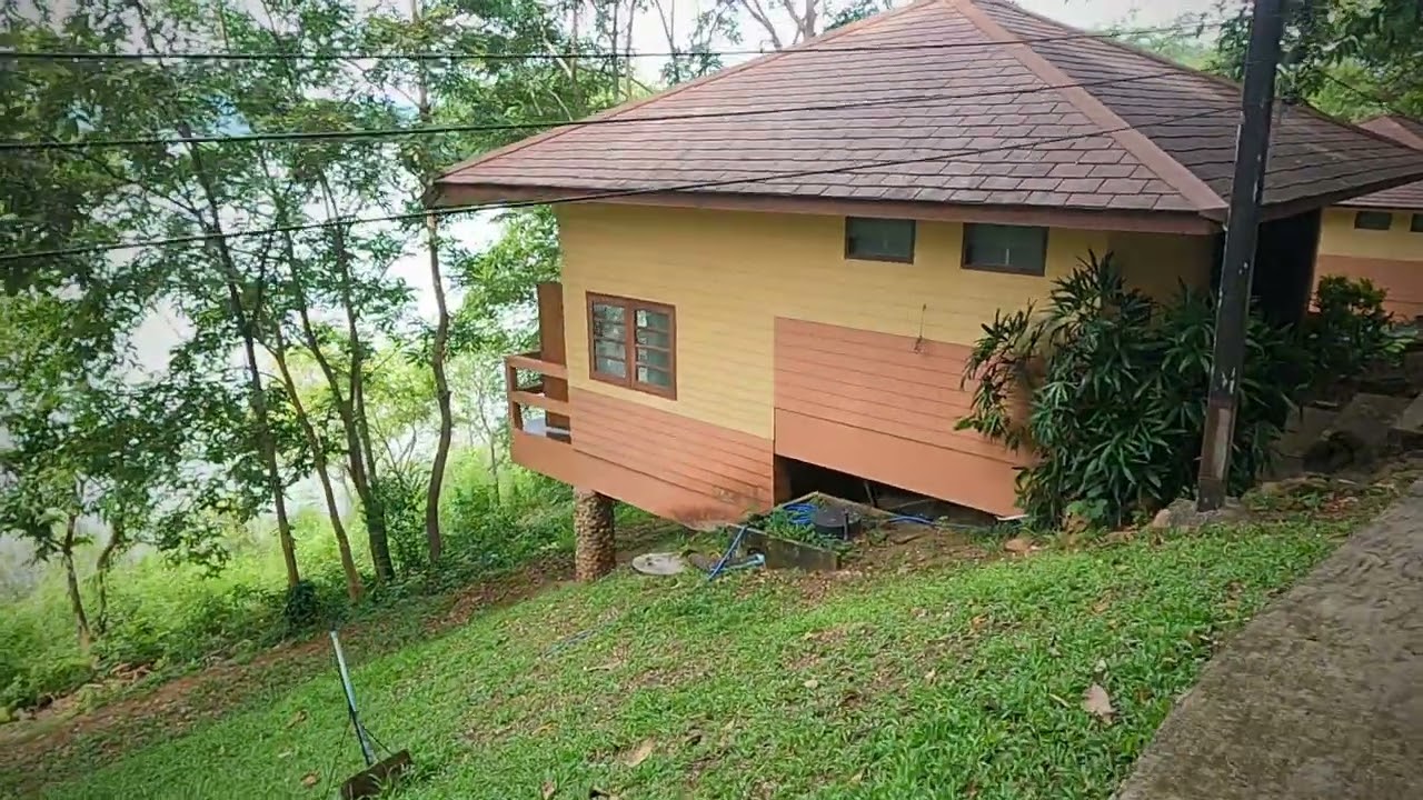 บรรยากาศบ้านพักอุทยานแห่งชาติแก่งกระจาน