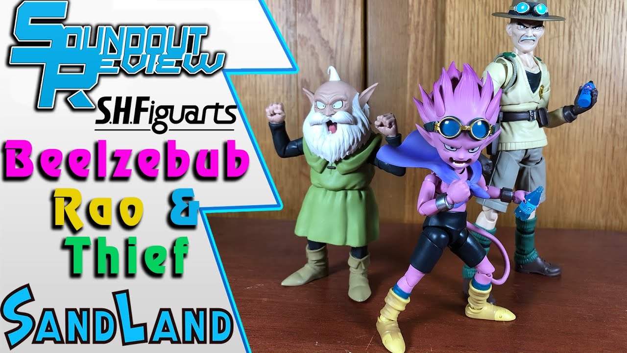 Sand Land SH Figuarts: Beelzebub, Rao & Thief Review/Comparison (Dragon Ball, Toriyama) [Soundout12]