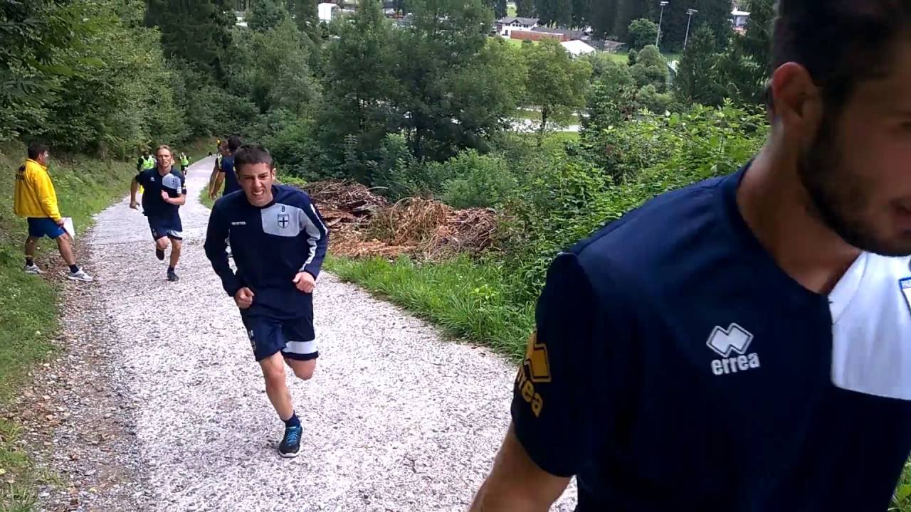 Parma in ritiro a Pinzolo - Allunghi in salita (1)