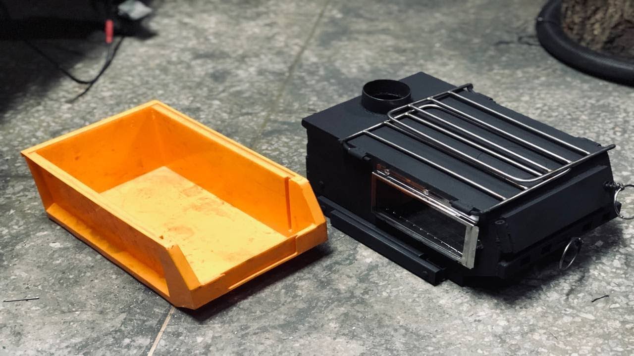 부품박스 모양 스토브 만들기 / 캠핑 / How to make a parts box design stove / Camping