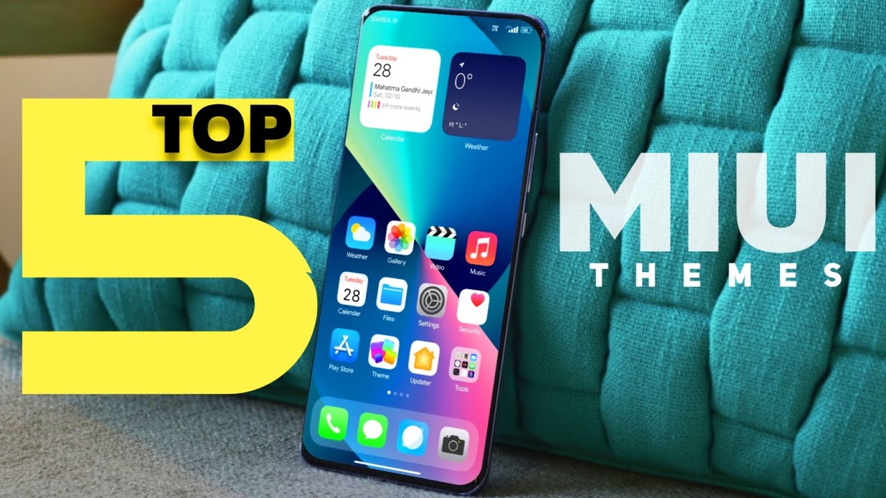 Best MIUI 12 Themes with Charging & Boot Animation
