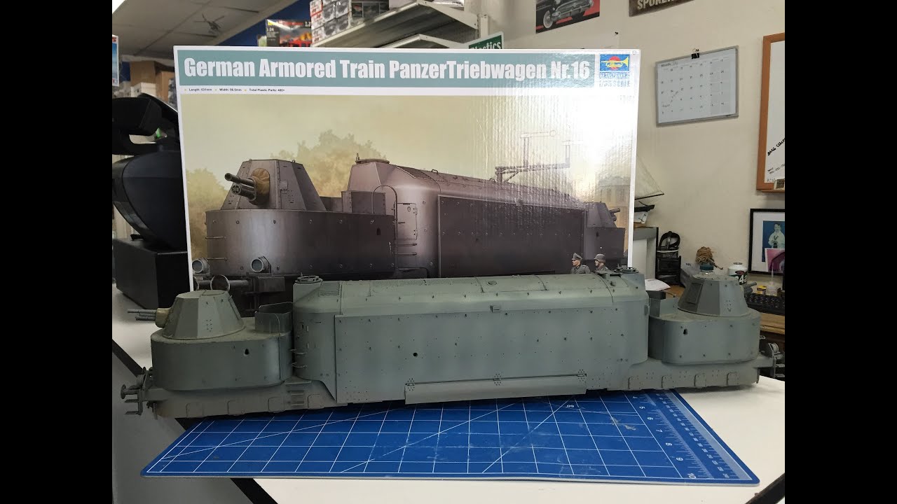 Complete build of the Trumpeter 1/35 German Armored train  Panzertriebwagen Nr16