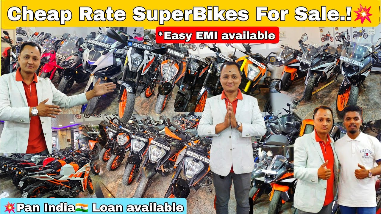 CHEAP RATE BEST SECOND HAND BIKES FOR SALE IN BANGALORE | SUPERBIKES FOR SALE | WITH LOAN OPTION💥 ||