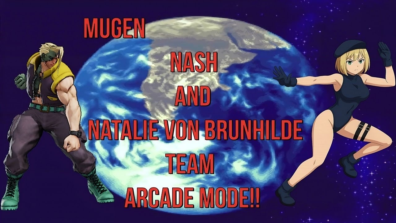 MUGEN Nash (Pots) And Natalie Von Brunhilde (CvS) Longplay!!