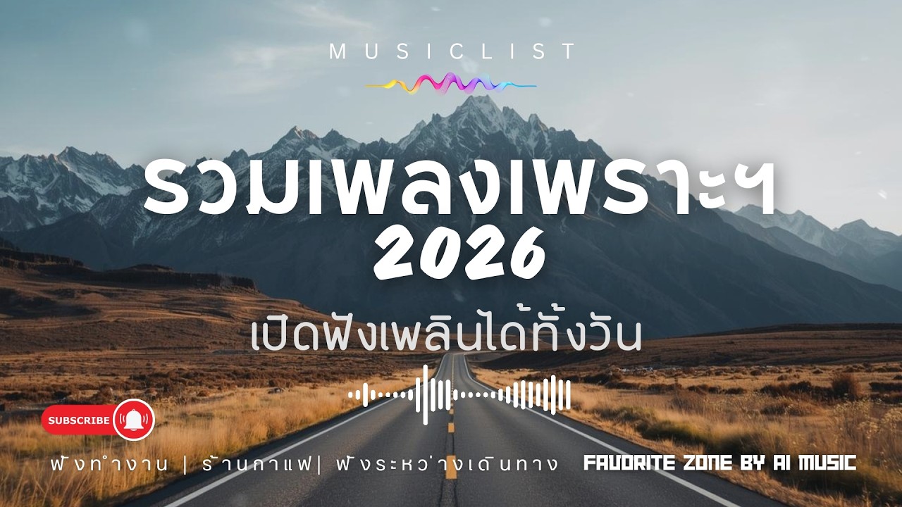 รวมเพลงเพราะ 2026 ฟังยาวๆ เพลงใหม่มาแรง ฮิตที่สุดในตอนนี้ EP.07