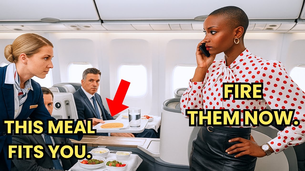 Black CEO Denied First-Class Meal — Then Fires Entire Flight Crew After Landing!