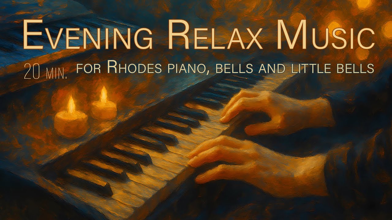 Evening Relax Music 🕒 20 min. 🎹 Rhodes Piano 🔔 Bells 🔔 Little Bells