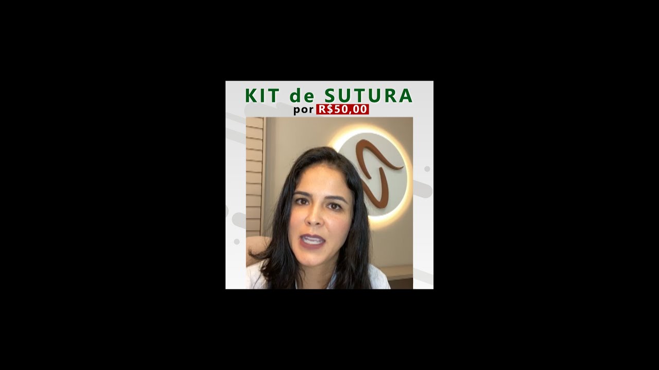 NÃO PRECISA TER UM KIT SUPER CARO PARA APRENDER A SUTURAR