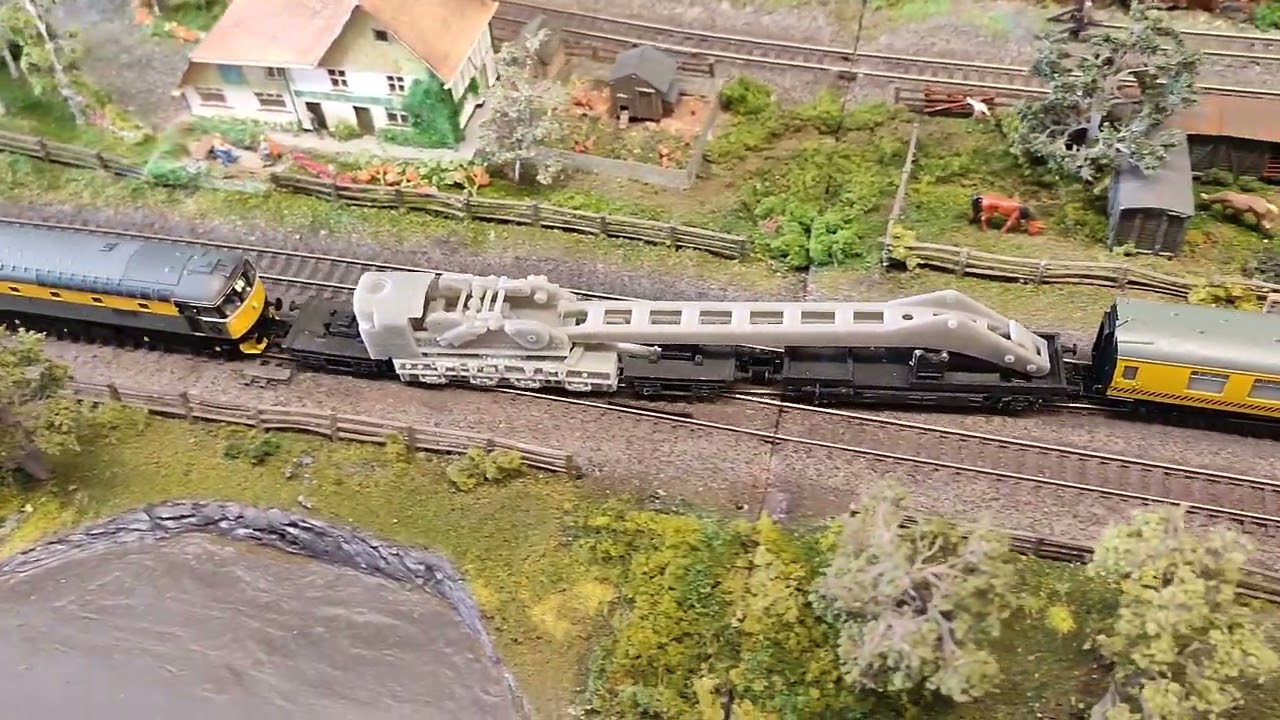 3DR & NGF Cowan's crane test run 1 on Bridgebury.
