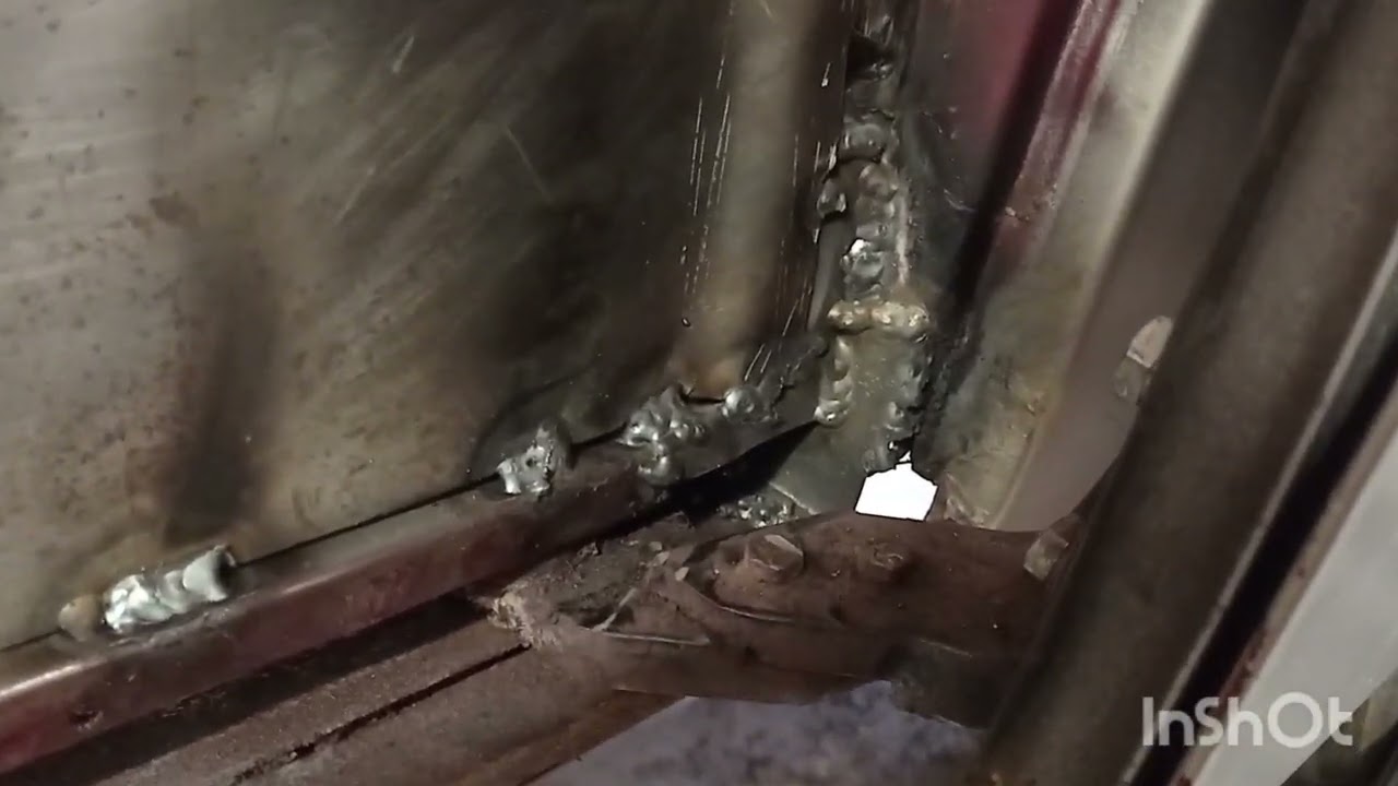 welding my LDV Pilot sliding door channel part 1