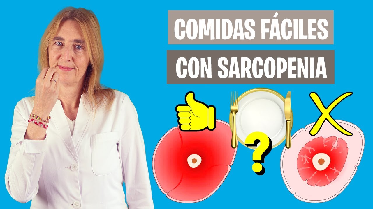 ESTO DEBES COMER si tienes PÉRDIDA MUSCULAR | Alimentos ideales con sarcopenia | Nutrición clínica