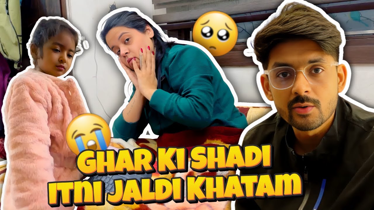 Shadi Ki Celebrations Khatam Ho Gyi😔 | Nitsiya TV | Vlog 