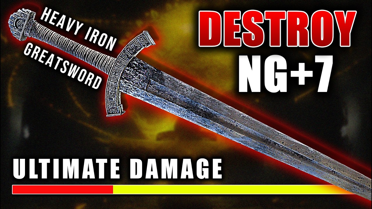 Destroying NG+7 Bosses With Ultimate Strength Build!!