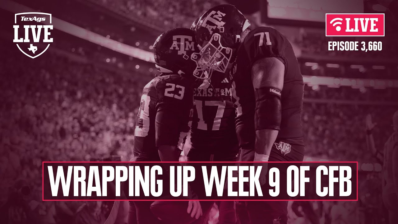 TexAgs Live: WED Oct. 29 feat. David Nu&ntilde;o, Olin Buchanan, Max Wright, John Harris & more!