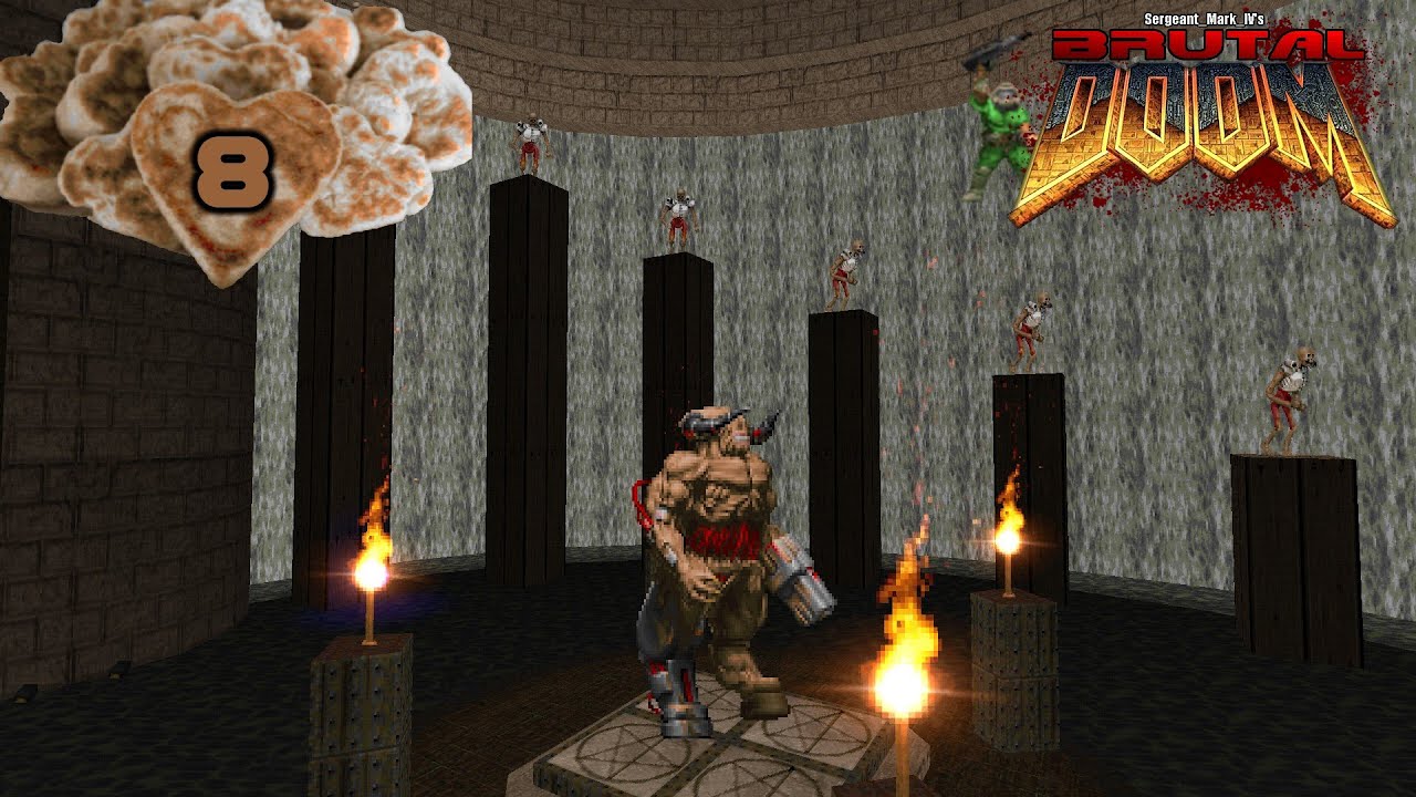 Brutal Doom Realism: Crumpets map08