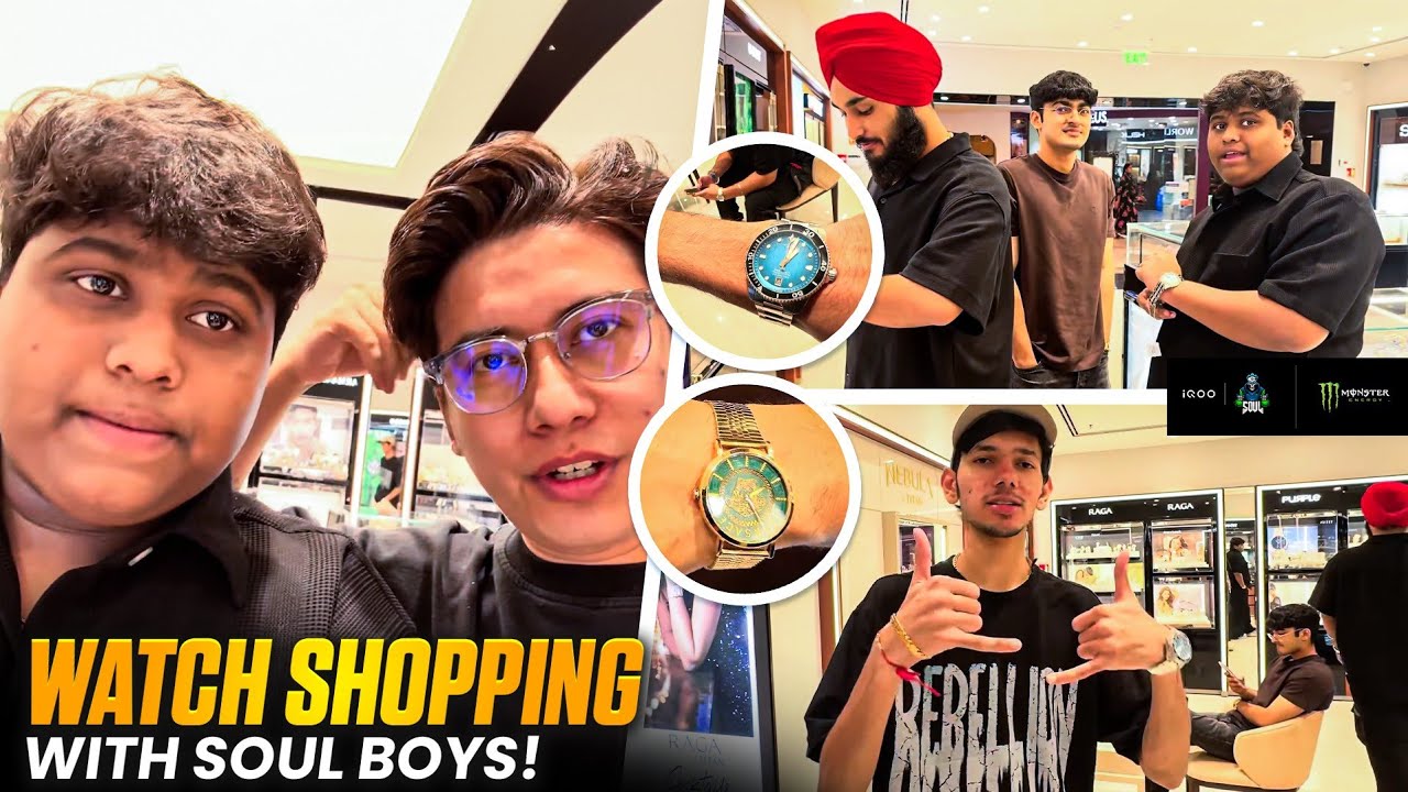 Nakul and Rony Bought Watches Worth 200,000 ?🤑💲 | My BGMS Lan Debut | Vlog 2 |