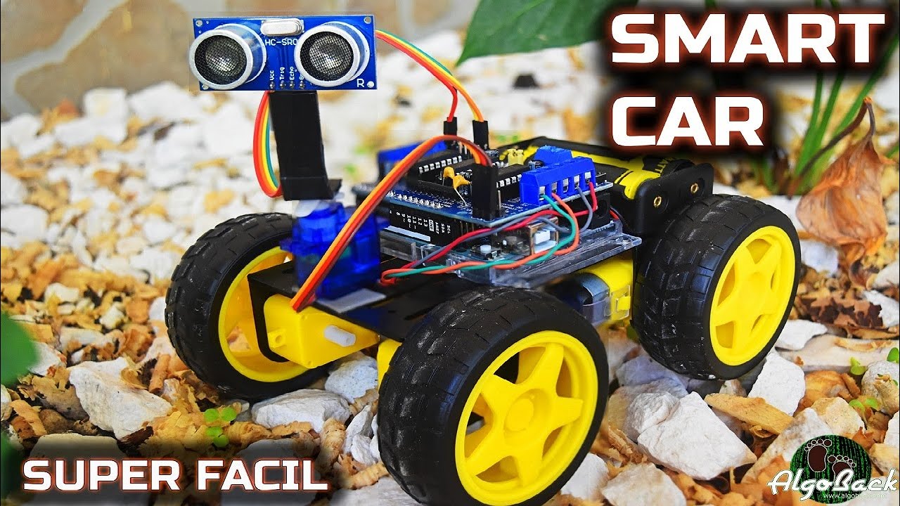Como hacer Carro que EVITA OBSTÁCULOS | ARDUINO | Obstacle Avoiding Car | ARDUINO