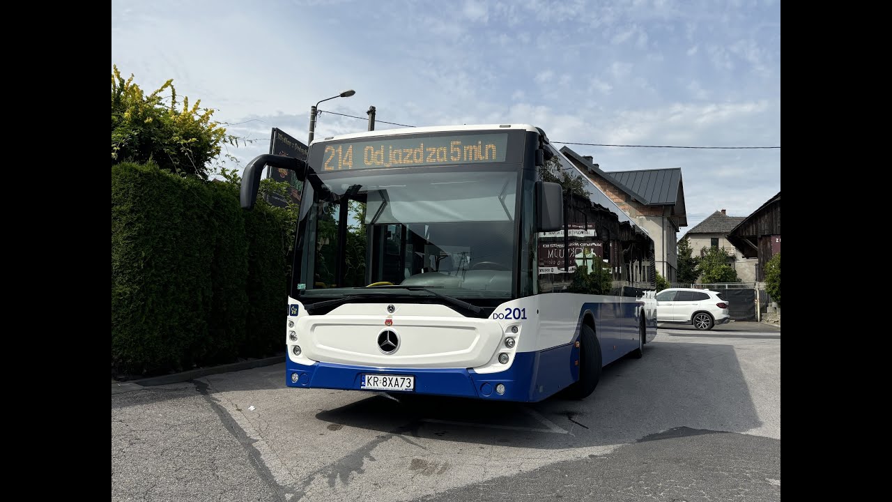 Mercedes-Benz Conecto LF II #DO201 MPK Kraków linia 214 kierunek Podstolice Centrum