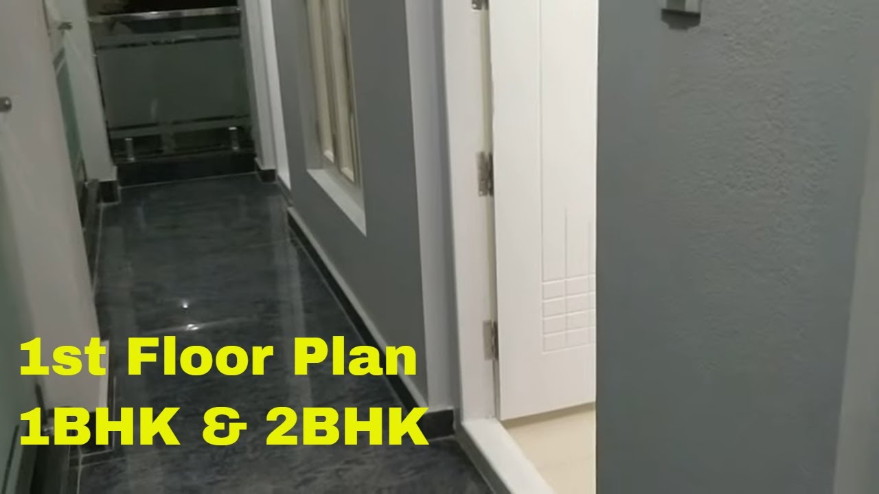 30x40 Site - 1st Floor 1BHK and 2BHK Plan - RENT PURPOSE