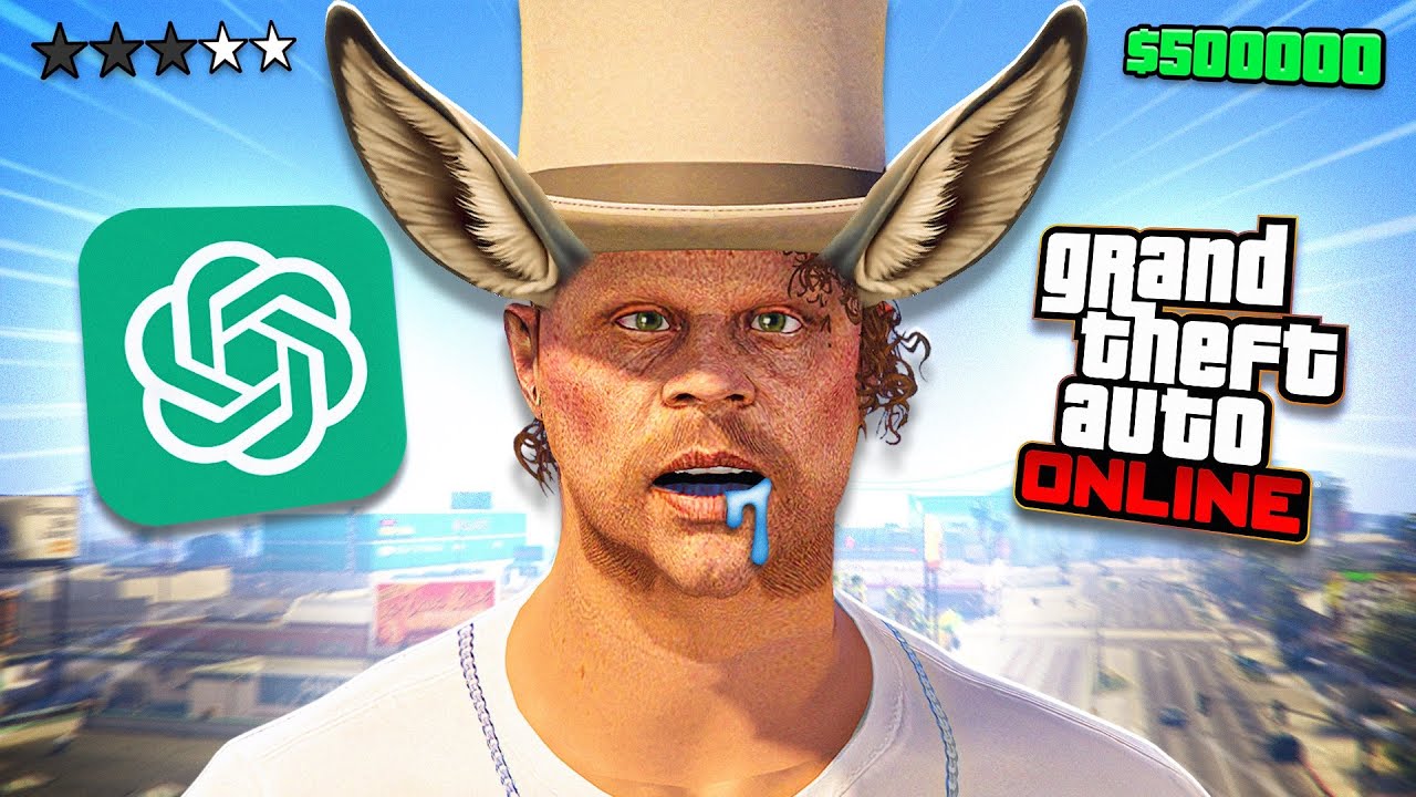 GTA ONLINE com CHATGPT: ELE É MUITO BURRO!!! kkkkkkkk (dessa vez foi osso)