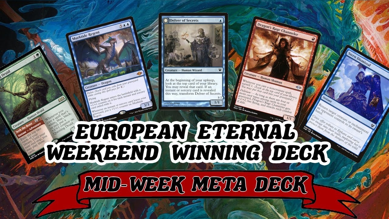 ПОБЕДНАЯ КОЛОДА EUROPEAN ETERNAL WEEKEND! Legacy RUG Delver MTG