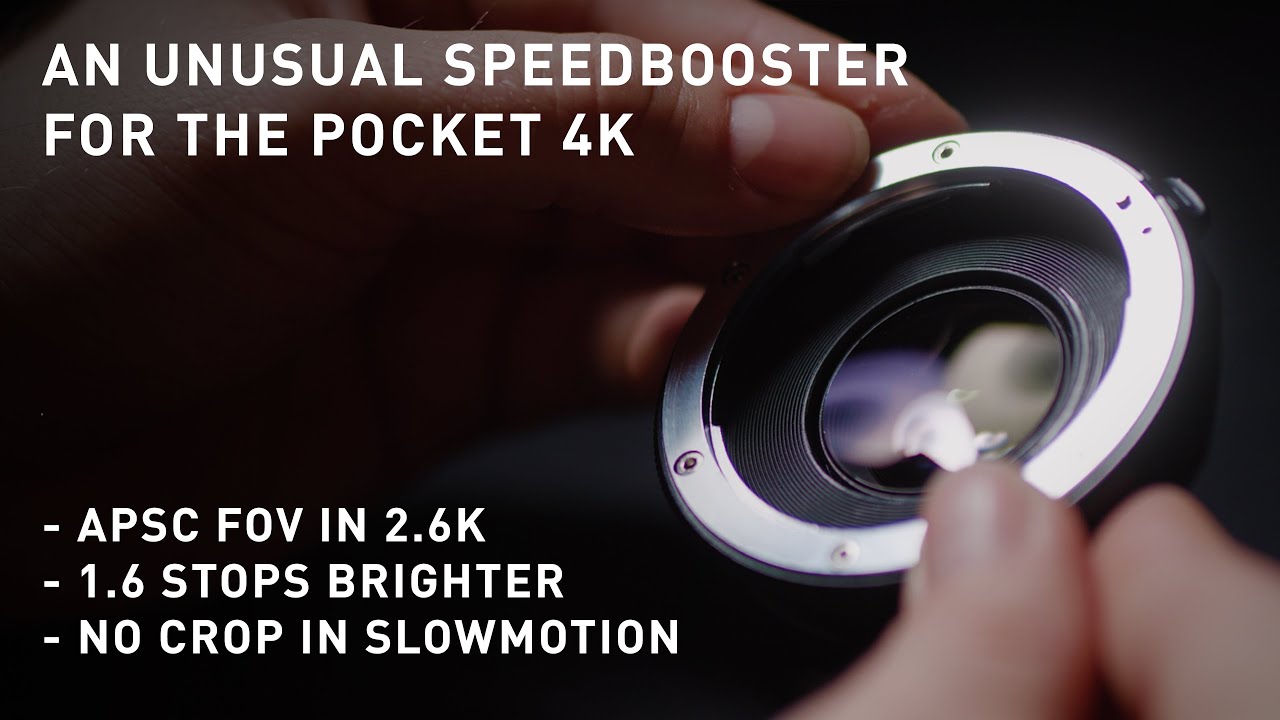 Using the Metabones 0.58x Speed Booster on the BMPCC 4k | No Crop in Slow Motion