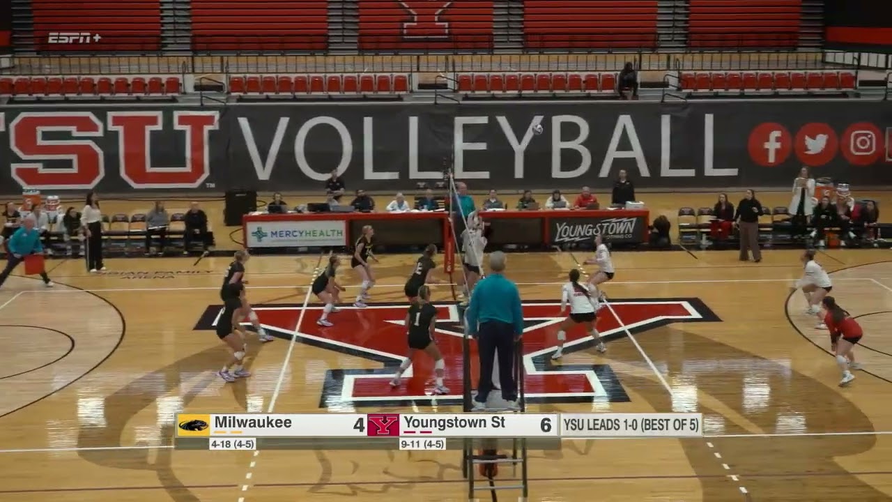 Highlights from the YSU vs Milwaukee volleyball game | October 24, 2025
