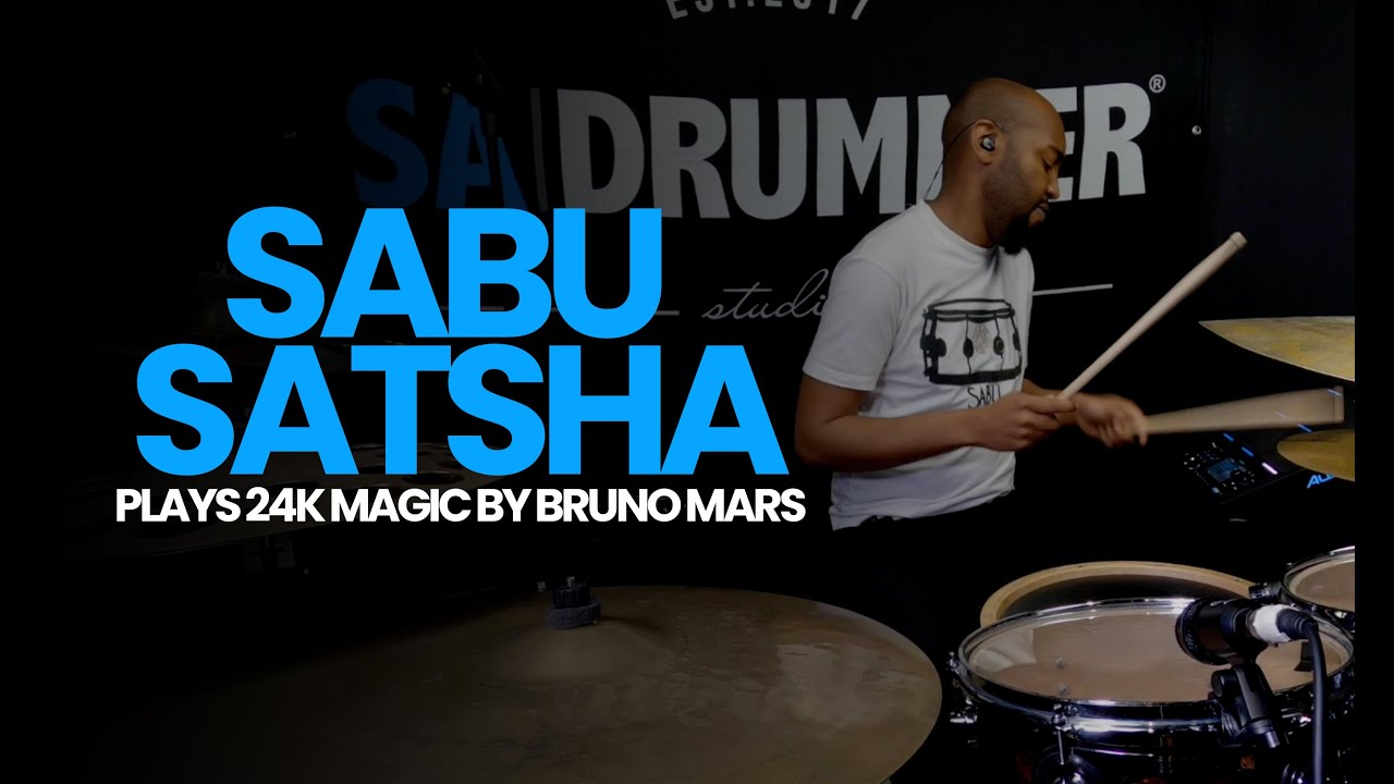 Sabu Satsha jams 24K Magic | SA Drummer Hangouts