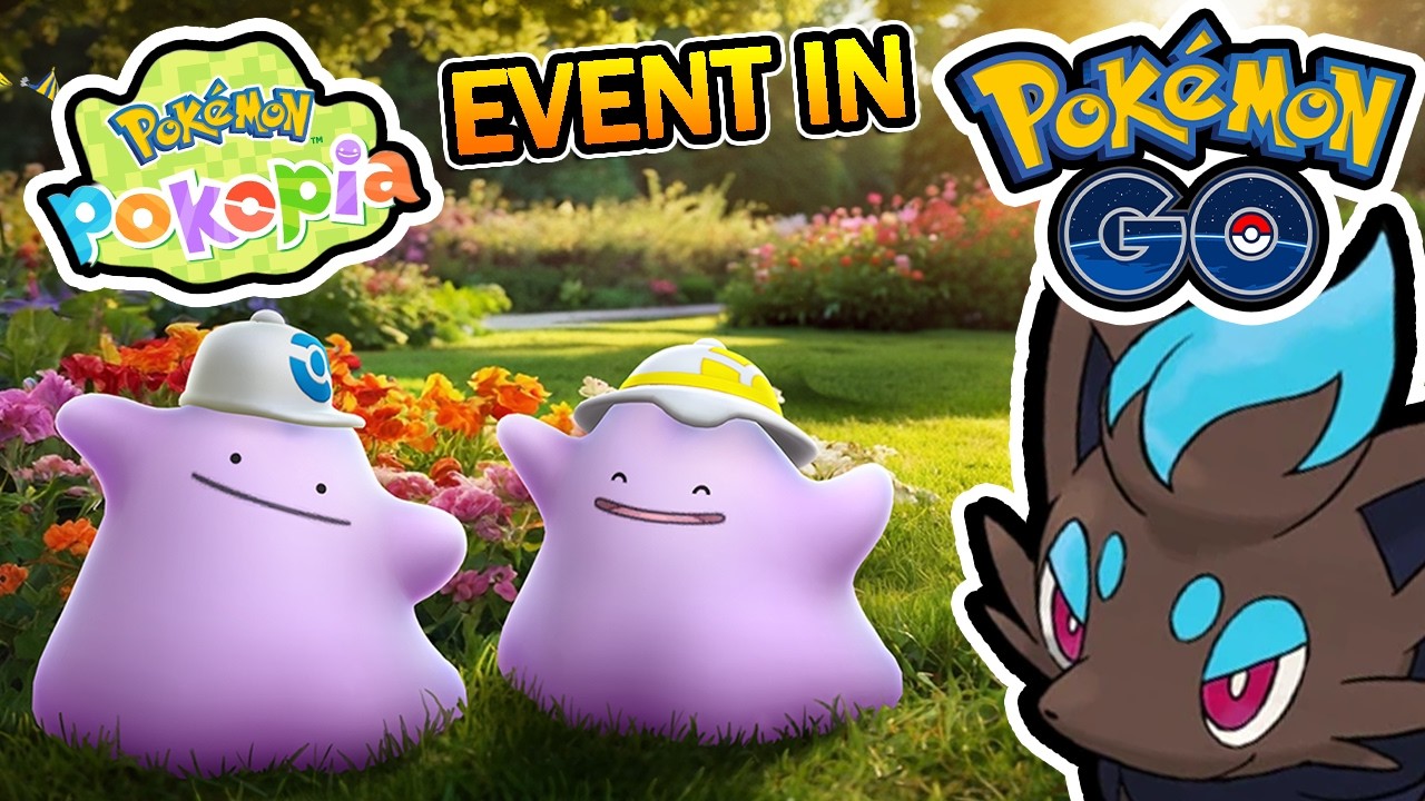 Shiny Zorua AND Costumed Ditto Are Here! Pokemon Go