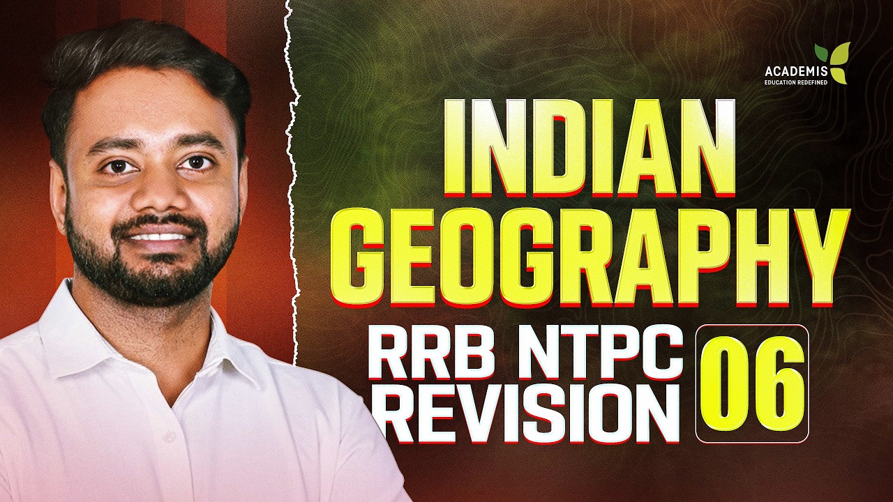 RRB NTPC Indian Geography Class - Forest, Vegetation & Agriculture
