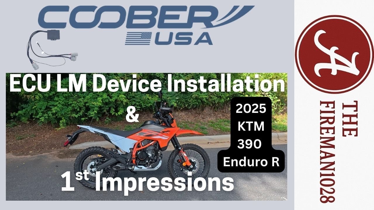(Часть 1) 2025 KTM 390 Enduro R Coober ECU LM ​​Device Установка контроллера подачи топлива и пер...