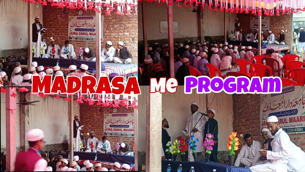 Madrasa mein hua annual program 🎊🎉