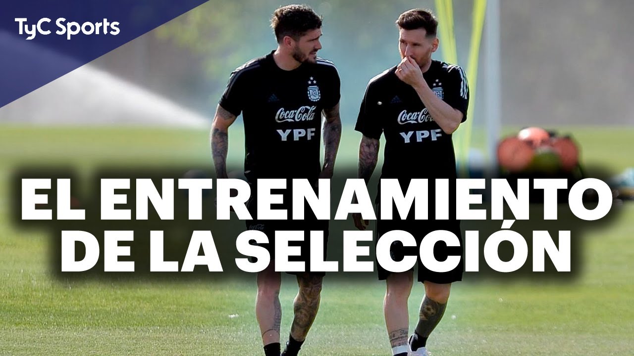 ENTRENAMIENTO DE LA SELECCIÓN ARGENTINA ⚽ LA SCALONETA SE PREPARA EN PERÚ ¿LLEGA MESSI AL PARTIDO?