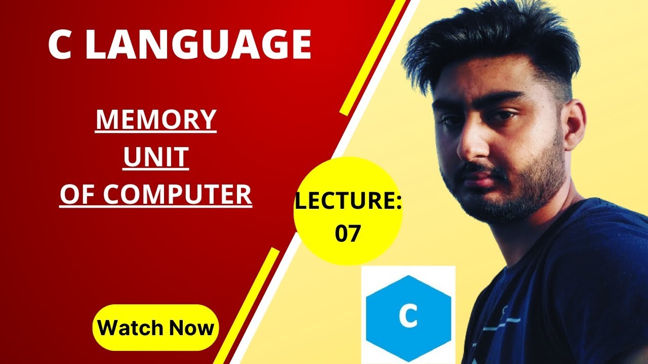 Memory Unit of Computer | C Programming For Beginners