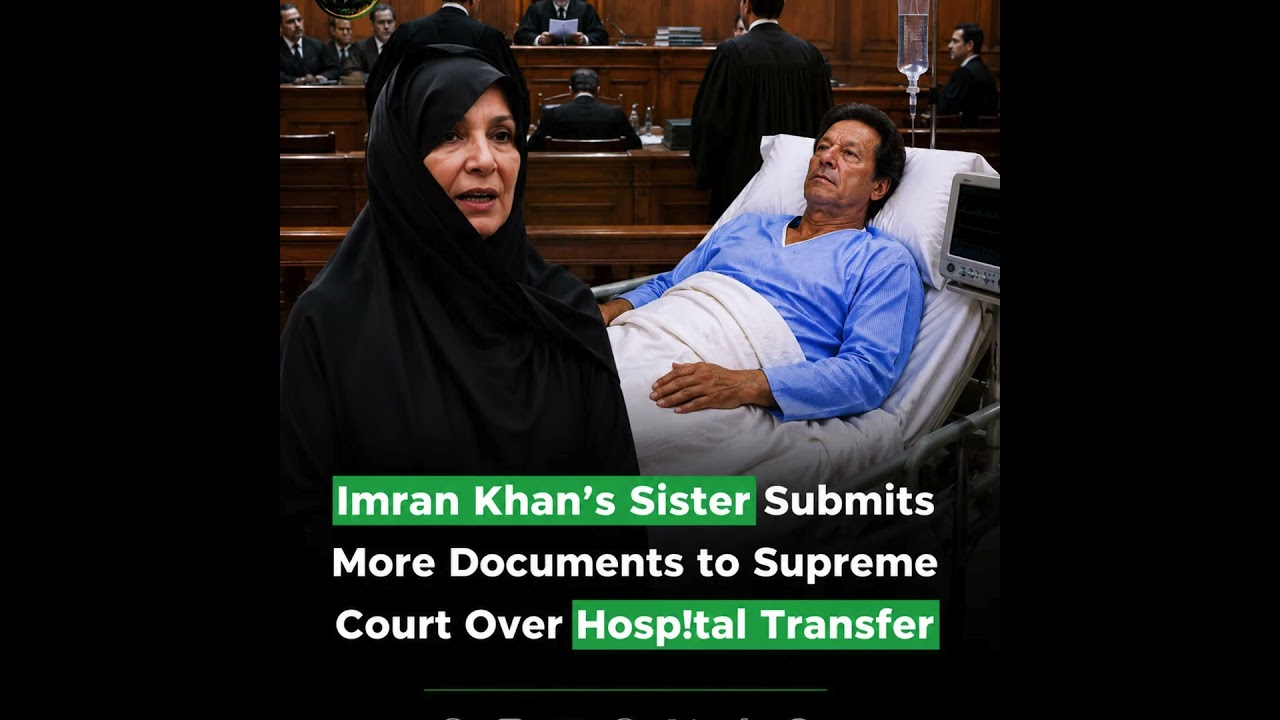Uzma Khan submits additional documents to SC seeking Imran Khan&rsquo;s possible hospital transfer.