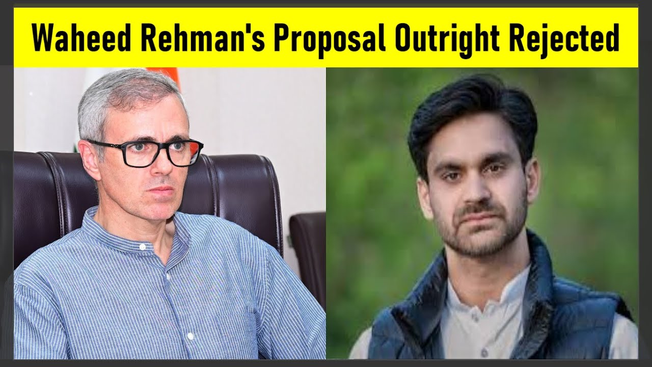 Waheed Rehman's Proposal Outright Rejected