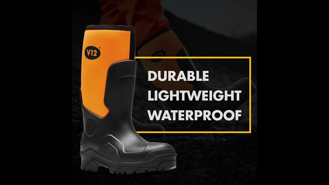 The Lightest Safety Wellington Boots - V2110 Groundworker