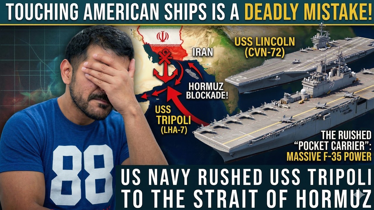Why the US Navy Rushed USS Tripoli to the Strait of Hormuz | CG Reacts