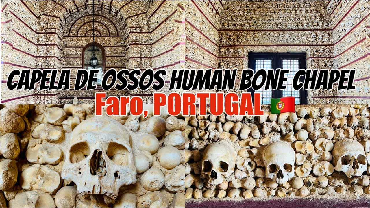 Capela de Ossos Human Bone Chapel | Faro, Portugal 🇵🇹 | Walking Tour #portugal  #europe