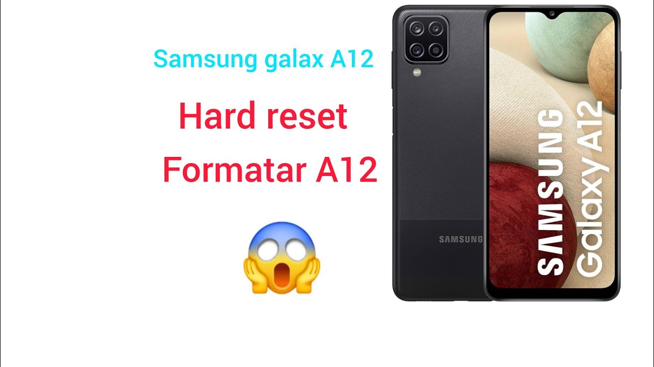 ✅️Samsung galax 125f A12 hard reset | formatar Samsung galax a12