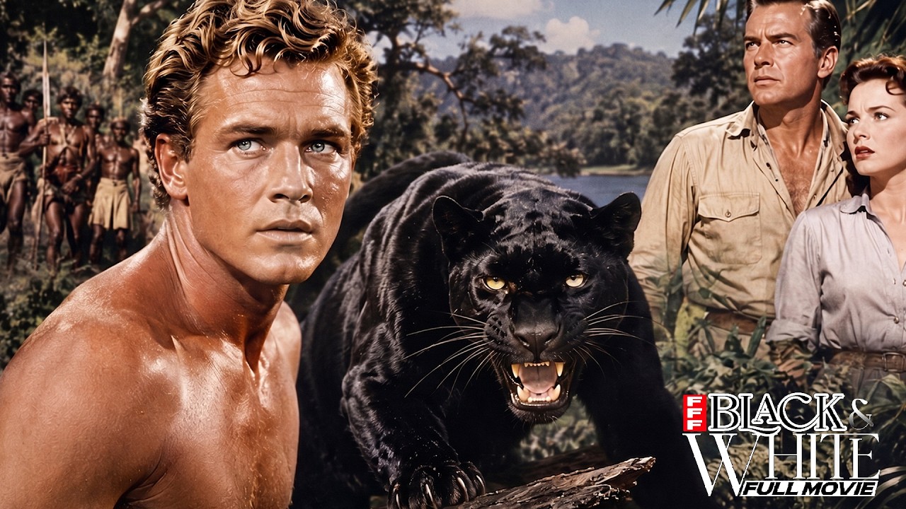 Бомба, мальчик из джунглей: На острове Пантеры (1949) | Джонни Шеффилд | Полный фильм о приключен...