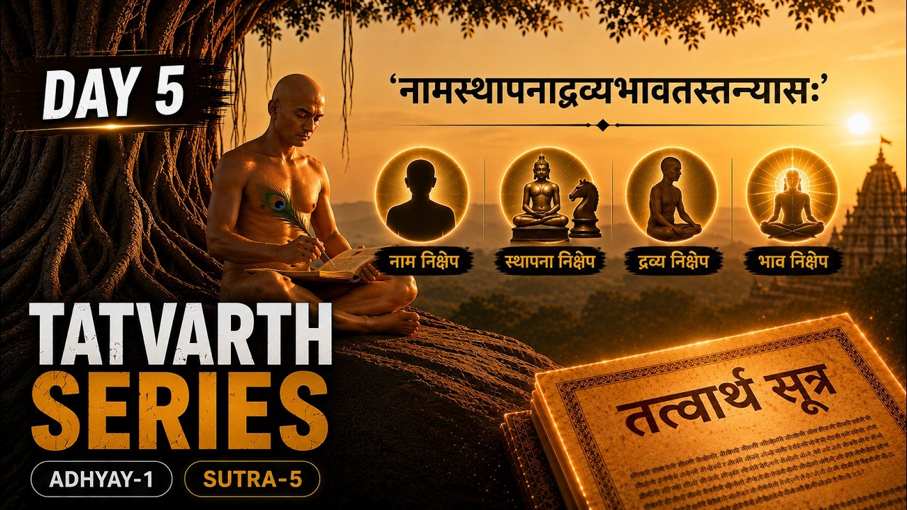 The 4 Ways to Understand Reality (Nyasa) | Tatvarth Series: Adhyay 1 Sutra 5
