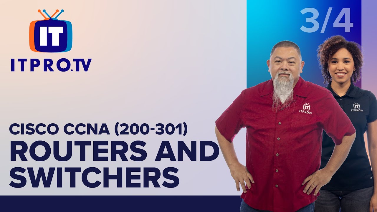 Cisco CCNA (200-301) Network Components: Routers and Switchers | First 3 For Free